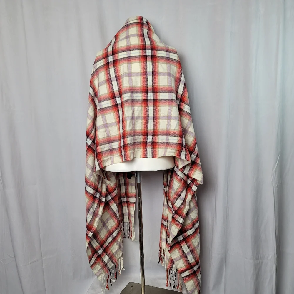 GAP Plaid Cozy Scarf Modal 76×25